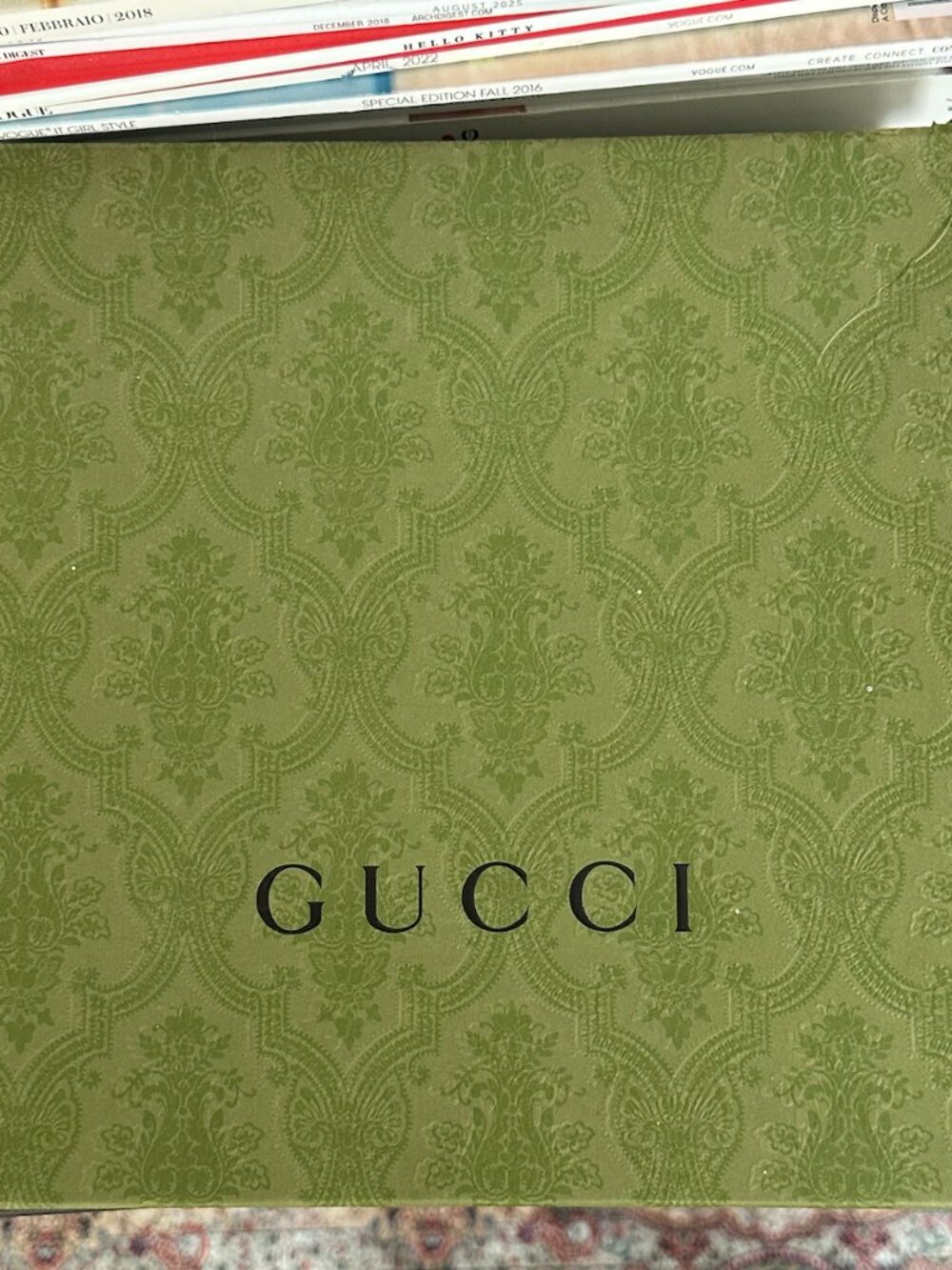 Gucci Silk Scarf Monogram Floral - Picture 3 of 9